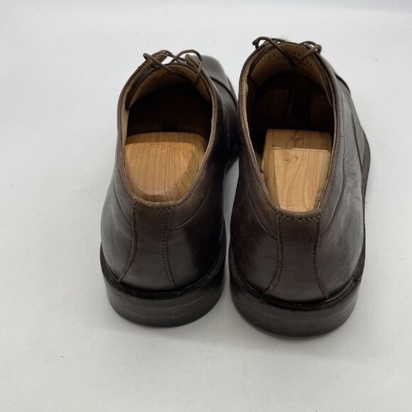 Florsheim Dark Brown Leather Oxfords - Picture 4 of 9